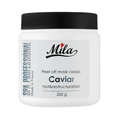 Альгінатна маска з екстрактом чорної ікри для омолодження Caviar Hot Mask Mila Perfect 200 г