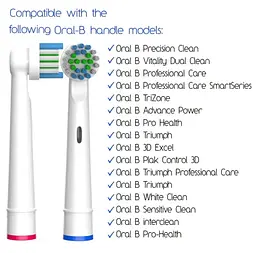 Змінні насадки для електричної зубної щітки Oral-B 4 шт., підходять для Precision Clean, Advance Power та ін. - мініатюра 13