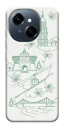 TPU чехол Demsky Heart of Kyiv для TECNO Spark Go 1