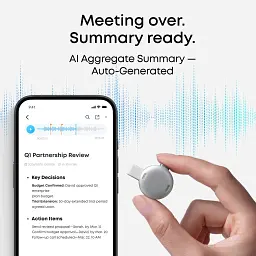 Диктофон Anker SoundCore Work White (D3200G21) - мініатюра 8