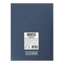 Щоденник датований Buromax Powerful 2026 A5 бумвініл/поролон синій (BM.21124-02) - мініатюра 2