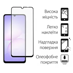 Чохол до мобільного телефона Dengos Carbon Kit for Samsung Galaxy A07 case + glass Black (DG-KM-162) - мініатюра 4