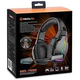 Гарнітура Real-El GDX-7680 Black (EL124100046) - мініатюра 10