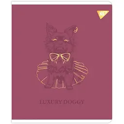 Зошит для записів А5 Yes Luxure doggy 24 аркуша в клітинку (767539)