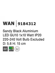 Світильник Nova Luce WAN 9184312 - мініатюра 3