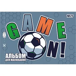 Альбом для малювання Yes Football А4 12 аркушів скоба з перфорацією 8 шт. (130615) - мініатюра 2