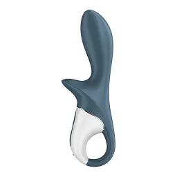 Надувний анальний вібратор Satisfyer Air Pump Booty 2,19х6 см, сірий - мініатюра 4