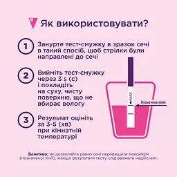 Тест-смужка для визначення вагітності Evitest №1, 1 шт. (4033033417039) - мініатюра 3