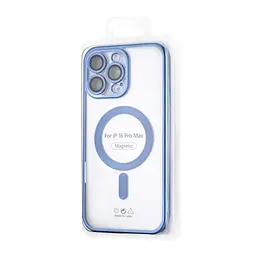 Чохол Ductil Metallic Edge with MagSafe (Protected Camera & Lens) iPhone 16 Pro Max Light Blue - мініатюра 2