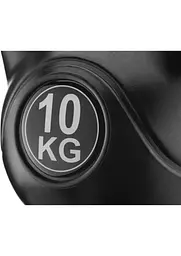 Гиря вінілова Gymtek 10кг чорний - мініатюра 8