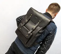 Чоловічий шкіряний рюкзак TARWA 42х33х12 см sum0026183 - мініатюра 10
