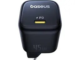 Мережевий зарядний пристрій BASEUS PicoGo GaN Fast Charger 45 W Cosmic Black (P10176800123-00) - мініатюра 5