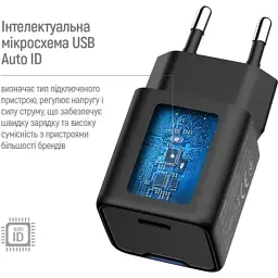 Зарядний пристрій ColorWay GaN Mini 25W PD Port PPS USB-C black (CW-CHS052PD-BK) - мініатюра 10