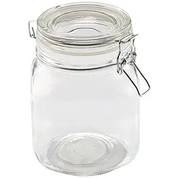 Банку для зберігання харчових продуктів з кришкою та бугельним замком Maestro MR-5001-1 1л