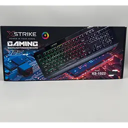 Клавіатура дротова XSTRIKE X-1022, RGB підсвічування, USB, 105 клавіш, чорна - мініатюра 5