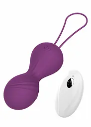 Вгинальні кульки Boss Remote Control Tighten 8 см (фіолетовий) - мініатюра 2