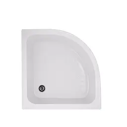 Душовий піддон Lidz Kapielka ST80x80x26 з панеллю Білий
