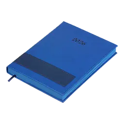 Щоденник датований Buromax Prestige 2026 A5 штучна шкіра синій (BM.21147-02) - мініатюра 3