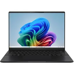 ASUS Ноутбук Vivobook S 14 S5406SA-PP023W 14" 3K OLED, Intel Ultra 7 258V, 32GB, F1TB, UMA, Win11, Чорний
