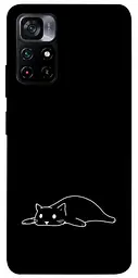 TPU чохол Demsky Lazy cat для Xiaomi Poco M4 Pro 5G