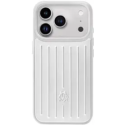 Чохол TPU+Metal Rimowa Style (AAA) для Apple iPhone 17 Pro / 18 Pro (6.3") Silver