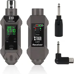 Бездротовий XLR передавач та приймач мікрофонний XTUGA C-977 UHF бездротовий гітарний