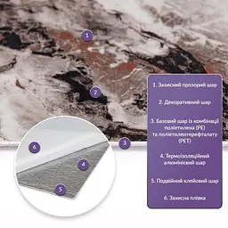 Самоклеюча стінова PET плитка Sticker Wall 600х300х2мм SW-00002297 - мініатюра 2