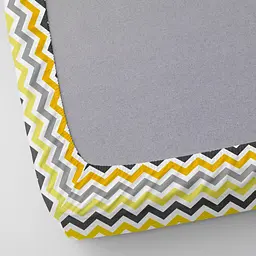 Набір простирадло на резинці Cosas Yellow Zigzag 60х120х12 см (SetSheet_Grey_ZigColorYellow_120x60) - мініатюра 7