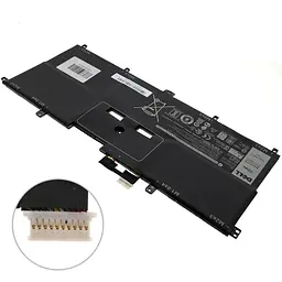 Акумулятор для ноутбука Dell NNF1C (XPS 13 9365, P71G) 7.6V 5940 mAh 46Wh Black (HMPFH) - мініатюра 2