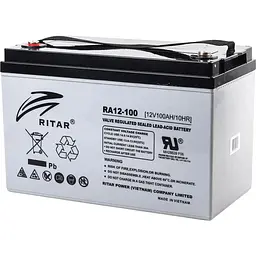 Акумулятор Ritar AGM 12V/100Ah/1200Wh [RA12-100] [125654]