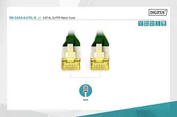 Патч-корд Assmann CAT 6A S-FTP, 7 м DK-1644-A-070/G Green - мініатюра 2