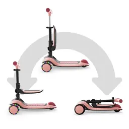 Самокат Kinderkraft Halley 2 Rose Pink (KRHALL02PNK0000) (5902533930173) - мініатюра 3