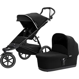 Детская коляска Thule Urban Glide 2 Black on Black с люлькой (TH 10101963)