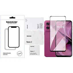 Скло захисне BeCover Motorola Moto G05 Black (713413) - мініатюра 4