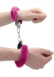 Наручники Ouch! Handcuffs Furry (рожевий) - мініатюра 4