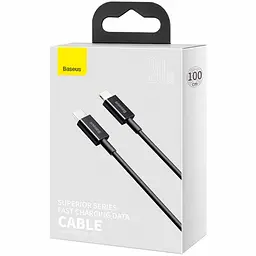 Кабель Baseus Superior Series Cable Type to Lightning 20W 1m CATLYS-A01 Black - мініатюра 2
