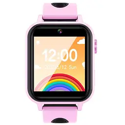 Годинник — телефон для дітей розумні XO h120 Kids puzzle entertainment блакитний - мініатюра 3