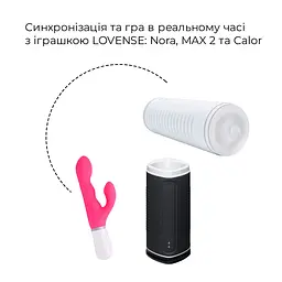 Смарт-мастурбатор із підігрівом Lovense Calor - мініатюра 3