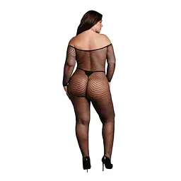 Бодістокінг Le Désir With Off Shoulder Neckline, Plus Size (чорний) - мініатюра 2