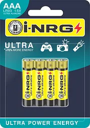 Батарейка i-NRG Ultra 4AAA - блістер 4 шт.