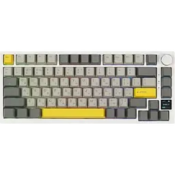 Клавіатура бездротова Epomaker AK820 Pro Flying Fish Switch UA RGB White (AK820-PRO-W-FF)