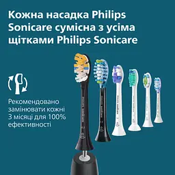 Електрична зубна щітка Philips Sonicare HX7101/01 серії 5300 чорна - мініатюра 13