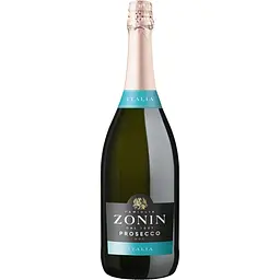 Вино игристое Zonin Prosecco Spumante Brut Cuvee 1821 DOC, белое, брют, 11%, 1,5 л