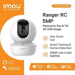 Wi-Fi IP камера IMOU Ranger RC 5MP (Ultra HD 2688x1620 px, Нічне бачення 10 м) - мініатюра 3