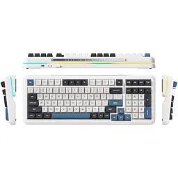 Ігрова бездротова клавиатура Mchose K99 Sky Navy Blue темно-синя - мініатюра 2