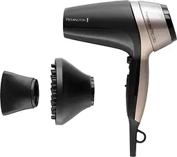 Фен Thermacare Pro, 2100Вт, 3 режими, дифузор, турмалінова іоніз-я, хол. обдув, чорно-кори Remington teh0017514 - мініатюра 5