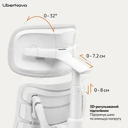 Ігрове крісло LiberNovo Omni Space Gray (CP-GW-0000015-00-00) - мініатюра 14