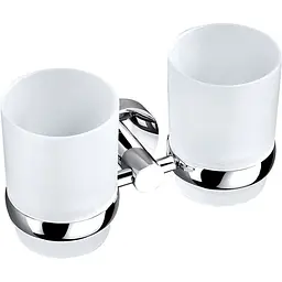 Склянка подвійна Perfect Sanitary Appliances SP 8128 хром - мініатюра 2