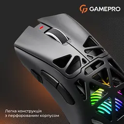 Мишка GamePro Genesis Spider Wireless/Bluetooth/USB Black (GM870B) - мініатюра 6