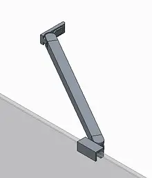 Бічна стінка для кабіни Koer SR SW04-90x200-TR-07 прозоре скло Easy Clean 10 мм, graphite KR5391, прозоре, графіт - мініатюра 4